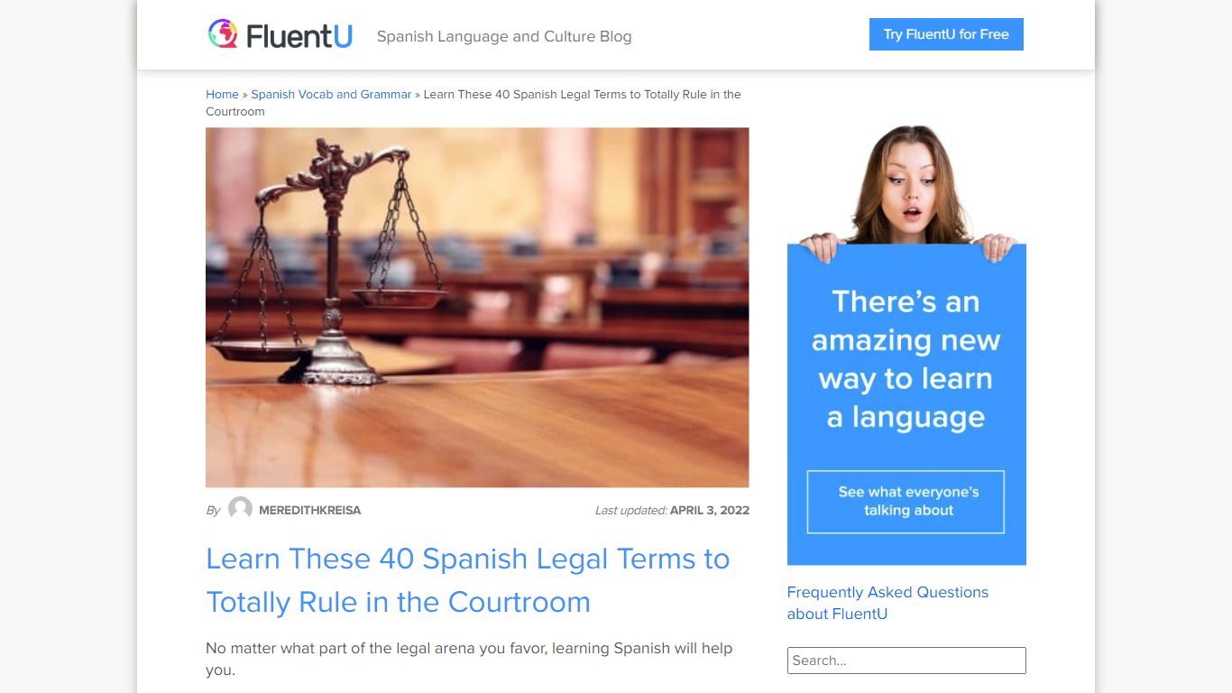 Learn These 40 Spanish Legal Terms to Totally Rule in the Courtroom